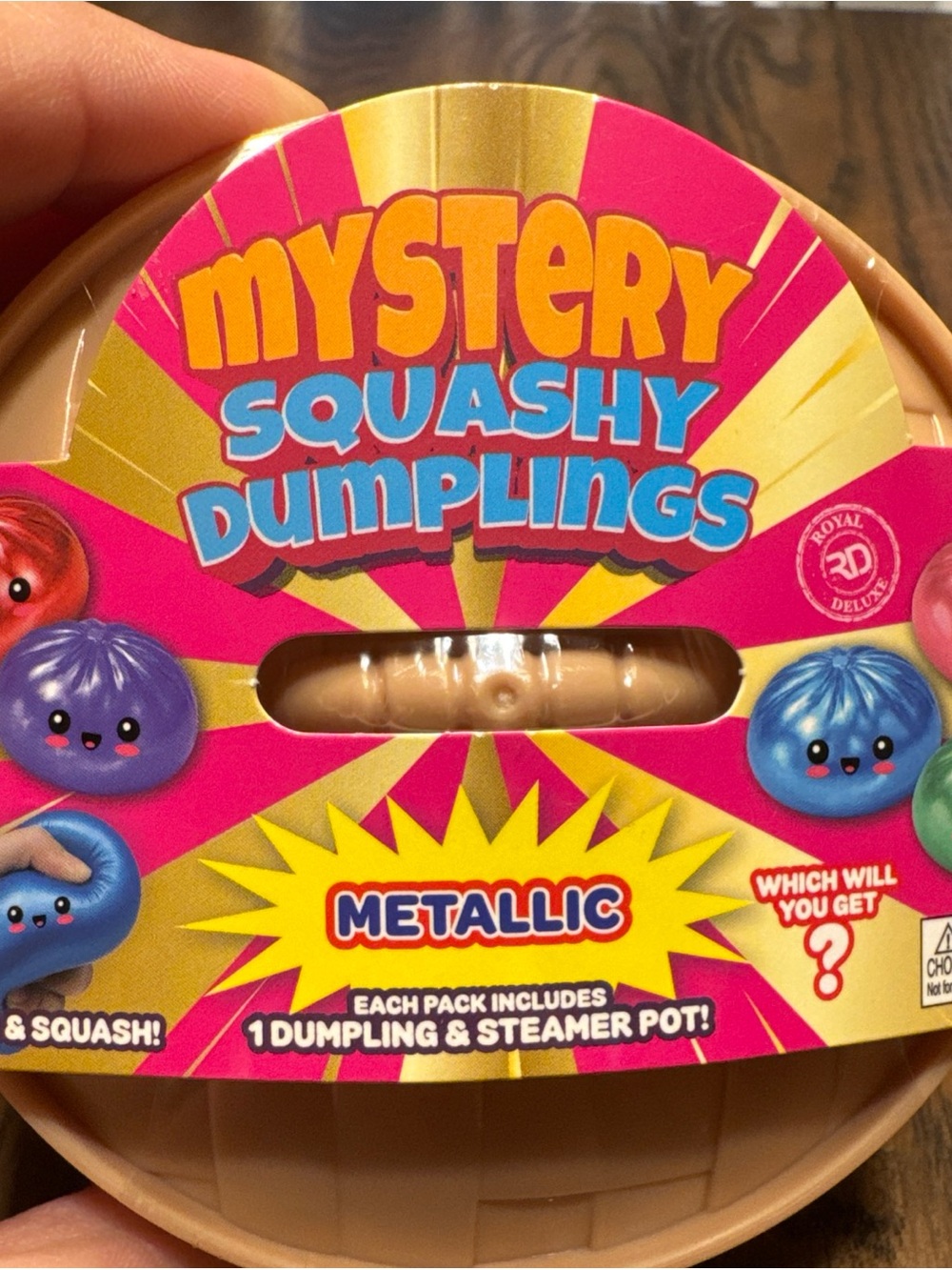Metallic Kids Toy - Pink & Blue Dumpling Surprise